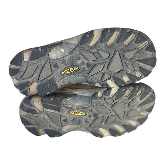 Keen Women’s Targhee II Mid Waterproof Brown Leather Hiking Boots Size-7 - Picture 6 of 9